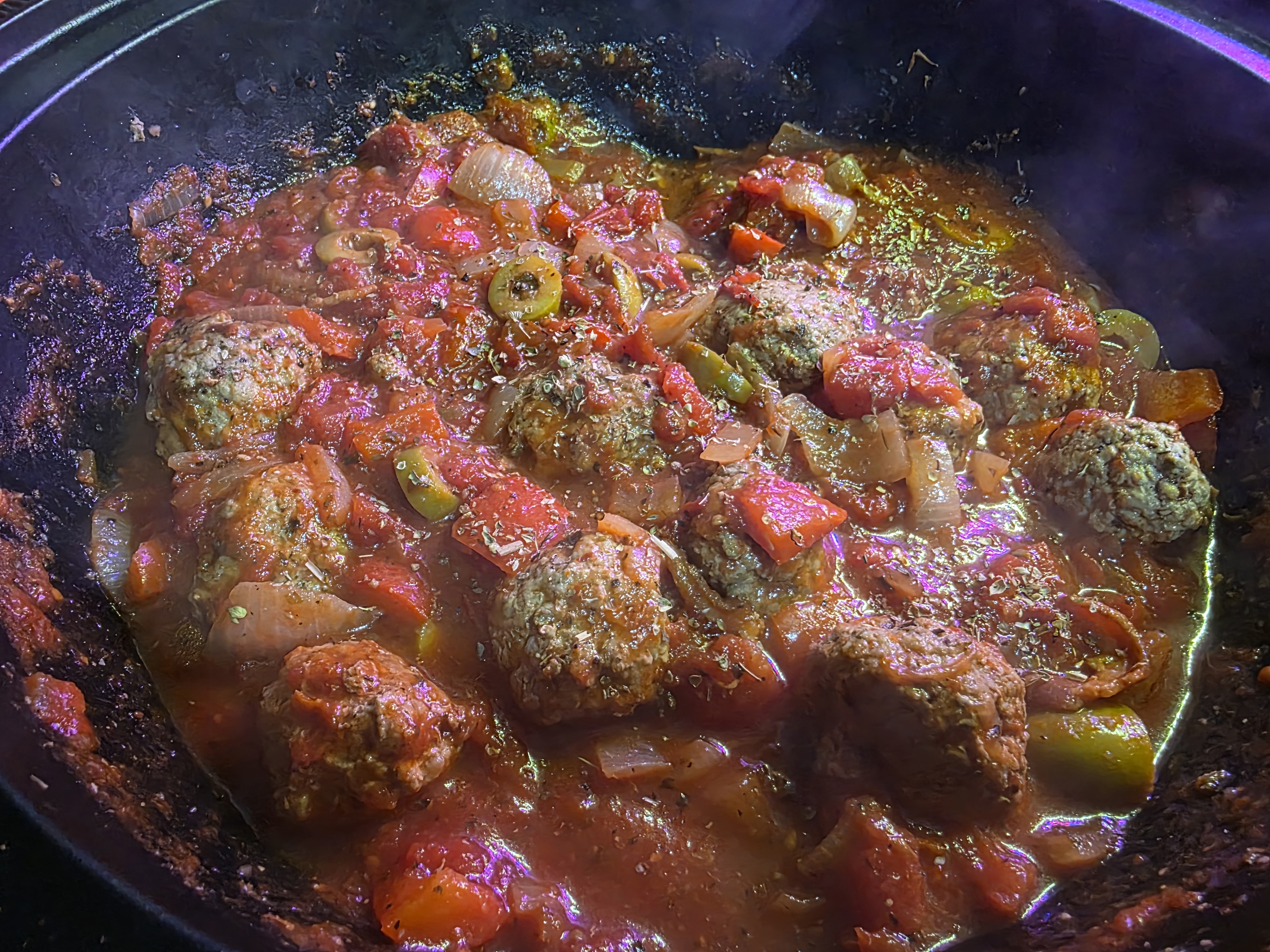 Moroccan Meatball Tagine (Kefta Mkaouara)